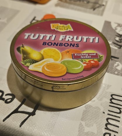 Foto von Candies World Tutti Frutti Bonbons