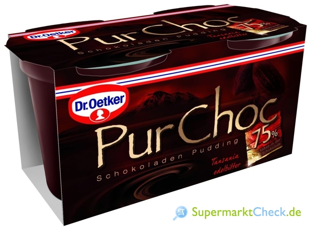 Foto von Dr. Oetker Pur Choc Schokoladen Pudding 