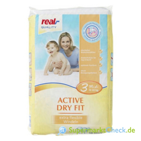 Foto von real Quality Active Dry Fit Jumbo Midi Höschenwindeln