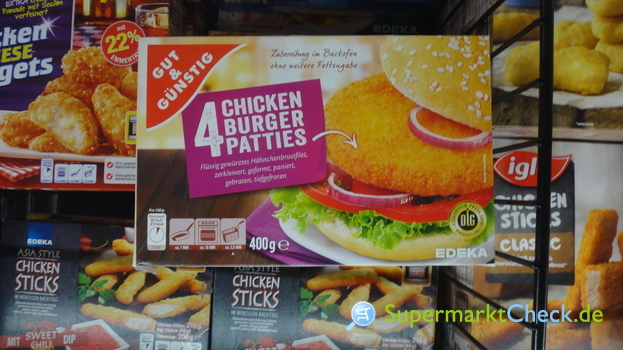 Foto von Gut & günstig Chicken Burger Patties