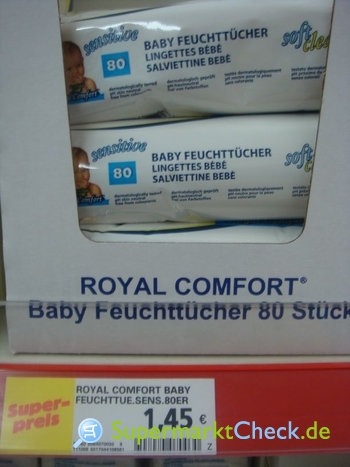 Foto von Royal Comfort Baby Feuchttücher