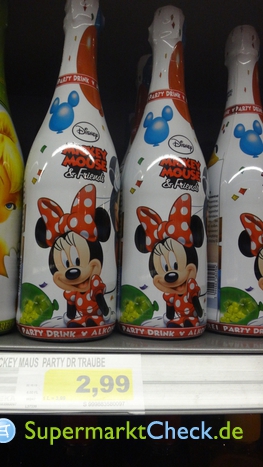 Foto von Mickey Mouse Party Drink Traube