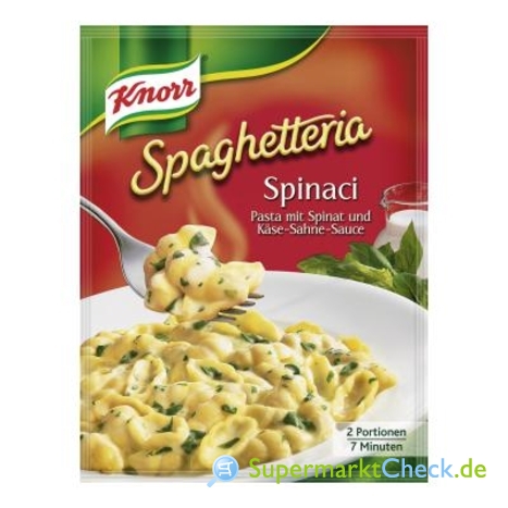 Foto von Knorr Spaghetteria Spinaci Pasta 