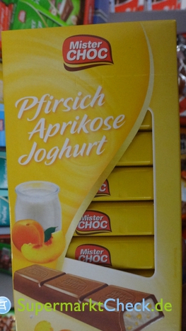 Foto von Mister Choc Pfirsich Aprikose Joghurt