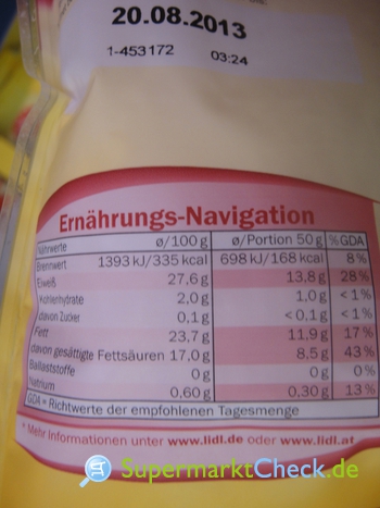 Milbona Gratin Käse gerieben & Kalorien Nutri-Score gerieben,: Preis, Angebote