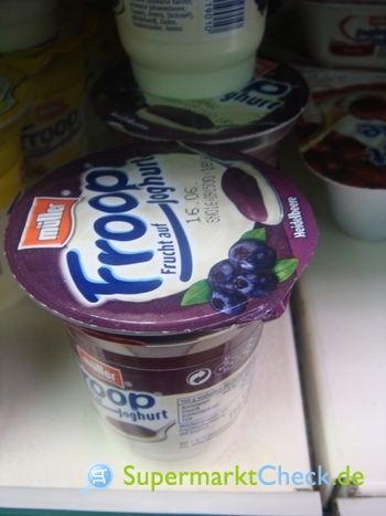 Joghurt Nutri-Score Froop auf Frucht Kalorien Fett: Müller & % Preis, Heidelbeere, 3.5 Angebote,
