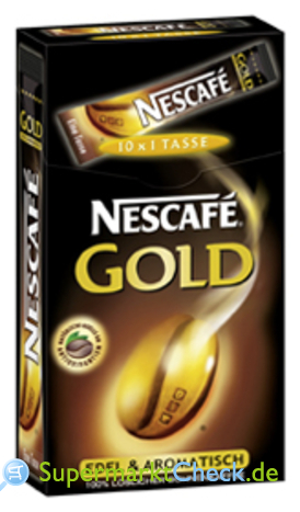 Foto von Nescafe Gold Tassenpackung