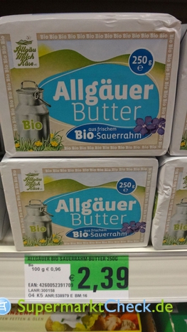Foto von Allgäuer Bio Butter