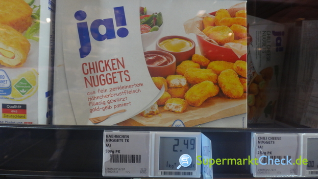 Ja Chicken Nuggets Gold Gelb Paniert Nutri Score Kalorien Angebote Preise