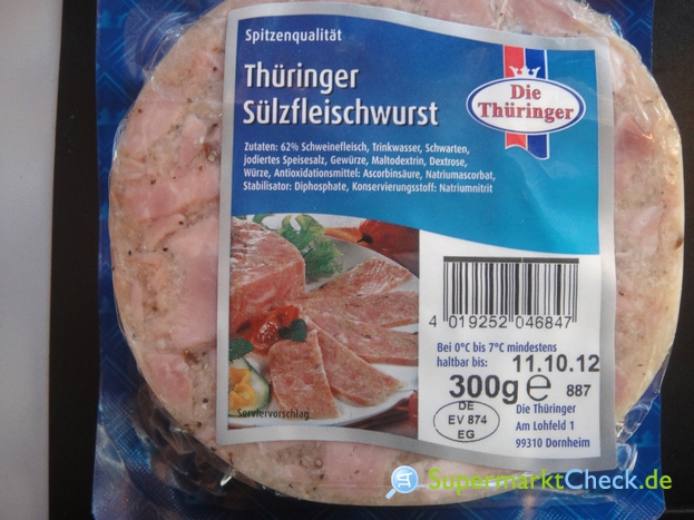 Foto von Die Thüringer Sülzfleischwurst