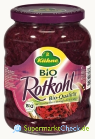 Foto von Kühne Rotkohl Bio-Qualität