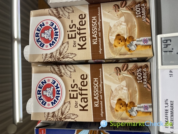 Bärenmarke Haltbarer Eiskaffee Klassisch 1,8%: Preis, Angebote ...