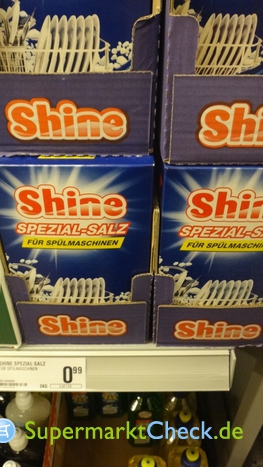 Foto von Shine Spezial Salz für Spülmaschinen