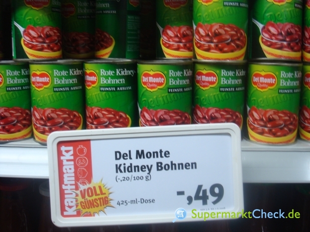 Foto von Del Monte Rote Kidney Bohnen