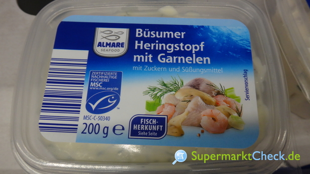 Foto von Almare Seafood Büsumer Heringstopf mit Garnelen