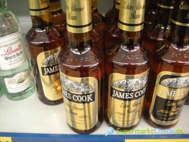 James Cook / Lidl Echter Übersee Rum 40 % Vol.: Preis, Angebote &  Bewertungen