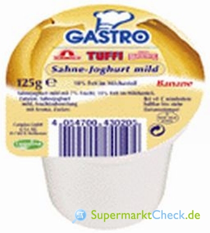 Foto von Campina Gastro Sahne-Joghurt mild