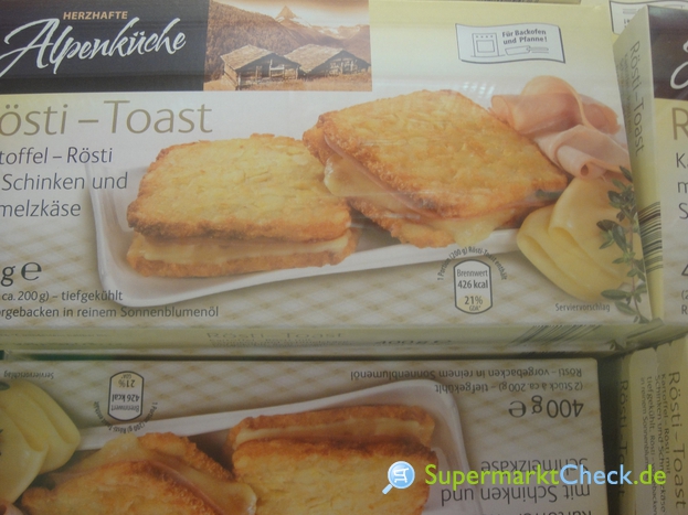 Foto von Herzhafte Alpenküche Rösti Toast