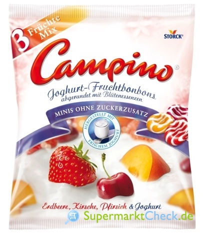 Foto von Storck Campino Joghurt-Fruchtbonbons 