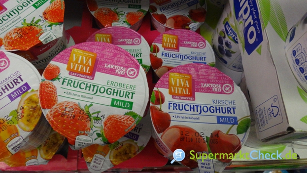 Viva Vital Fruchtjoghurt Laktosefrei Kirsche: Preis, Angebote &amp; Bewertungen