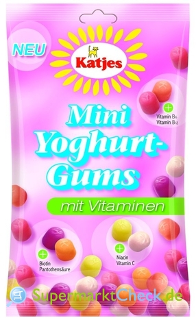 Foto von Katjes Mini Yoghurt Gums