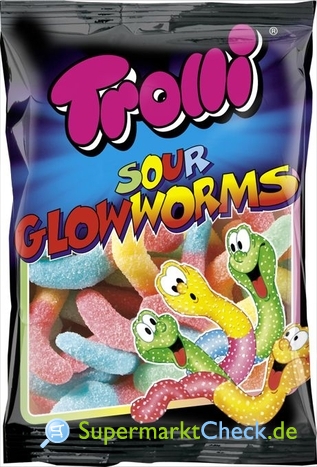 Foto von Trolli Sour Glowworms
