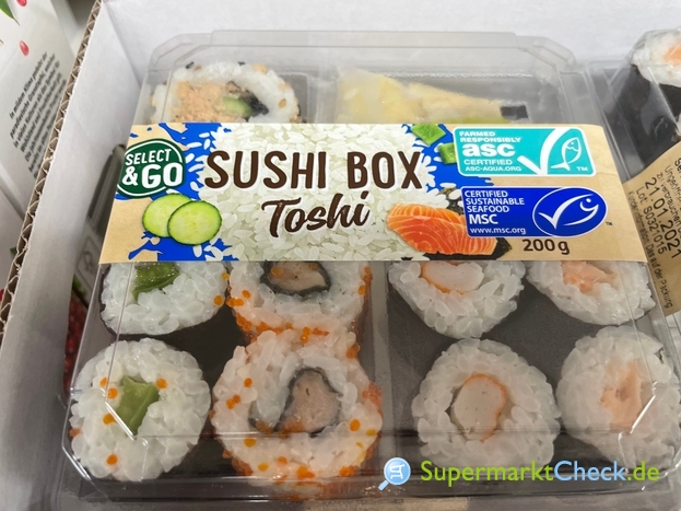Foto von Lidl select & go Sushi Box Toshi