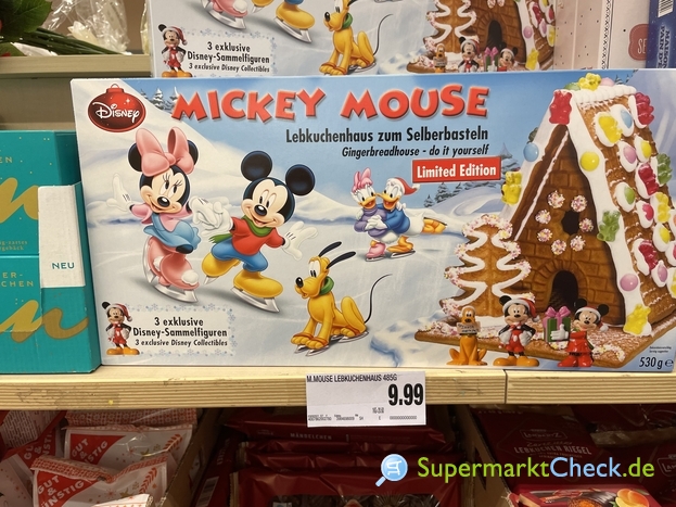 Foto von Disney Mickey Mouse Lebkuchenhaus zum Selberbasteln