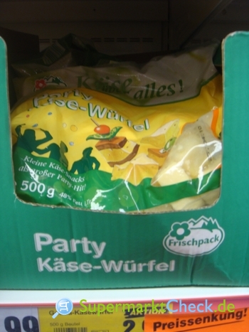 Foto von Frischpack Party Käsewürfel