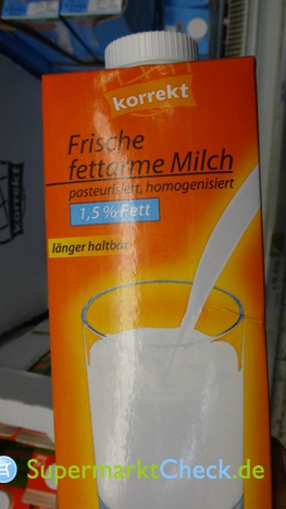 Foto von korrekt Frische fettarme Milch 