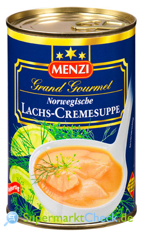Foto von Menzi Grand Gourmet Norwegische Lachs-Cremesuppe