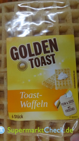 Foto von Golden Toast Toast Waffeln 