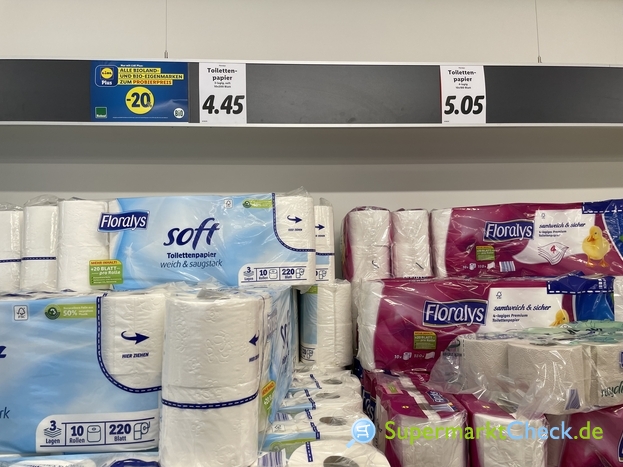 Angebote Bewertungen Supersoft Toilettenpapier 4-lagig: & Floralys Preis,
