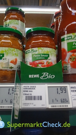 Foto von Rewe Bio Pasta Sauce Arrabbiata
