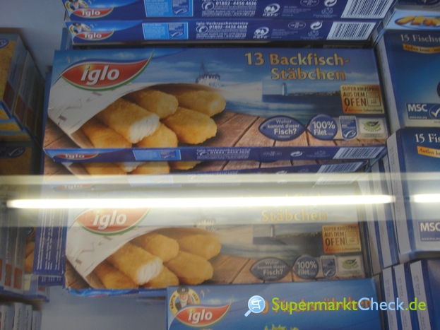 Iglo Backfischstäbchen: Preis, Angebote, Kalorien & Nutri-Score