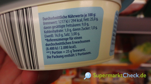 Mertenbach Teewurst light: Preis, Angebote, Kalorien &amp; Nutri-Score