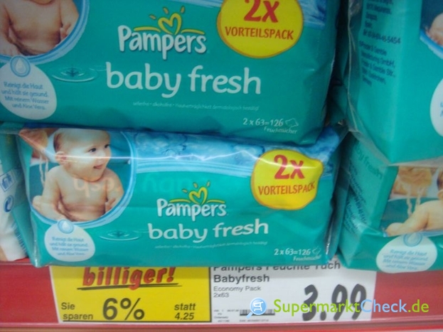 Foto von Pampers Feuchte Tücher Baby Fresh