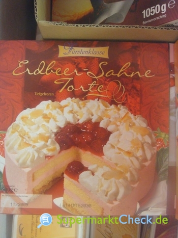 Foto von Fürstenklasse Erdbeer Sahne Torte