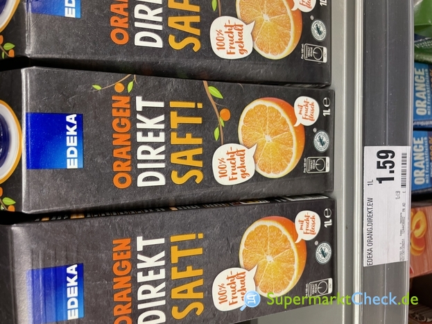 Foto von Edeka Premium Orangen Direktsaft