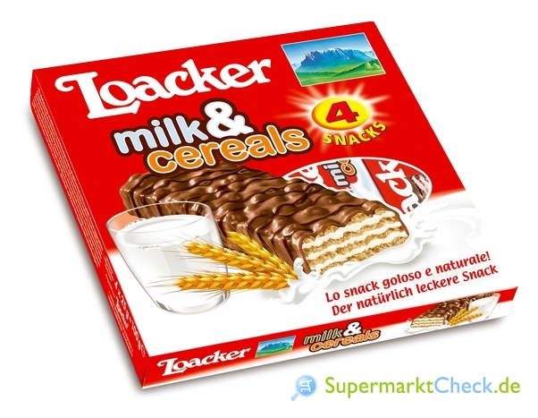 Foto von Loacker Milk & Cereals 