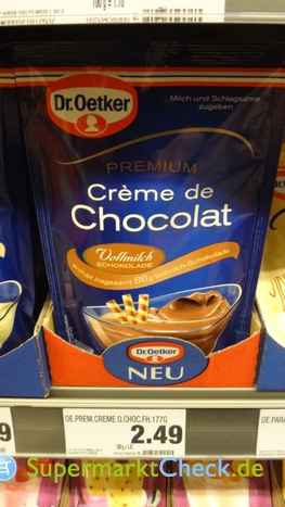 Foto von Dr. Oetker Premium Creme de Chocolat