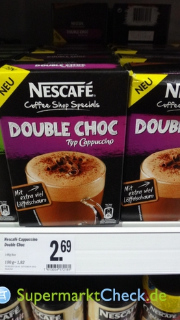 Foto von Nestle Coffee Shop Specials Double Choc Typ Cappuccino