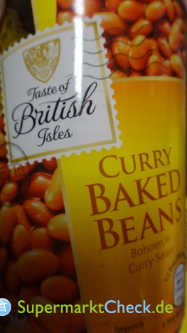 Foto von Taste of British Islands Curry Baked Beans