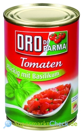 Foto von Oro Di Parma Tomaten stückig 