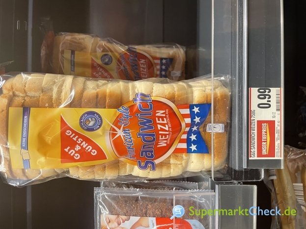 Foto von gut & günstig American Sandwich