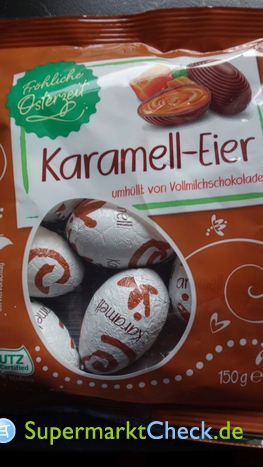Foto von Fröhliche Osterzeit Karamell Eier