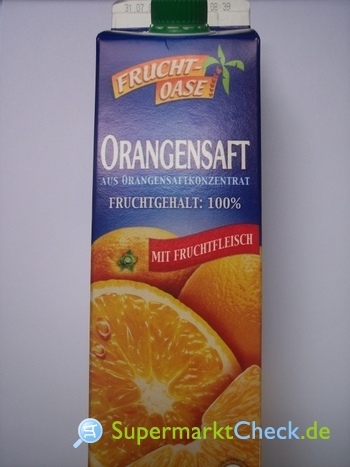 Foto von Fruchtoase Orangensaft