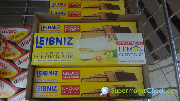 Foto von Leibniz Keks mit weißer Schokolade