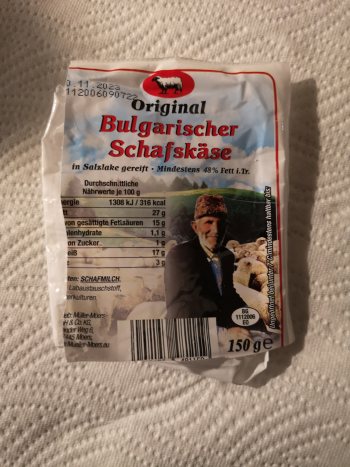 Foto von Müller-Mörs Original Bulgarischer Schafskäse 50 % Fett i. Tr. 200 g
