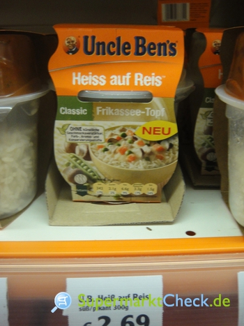 Foto von Uncle Bens Heiss auf Reis